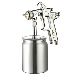 W-101压送式上下壶油漆喷枪高雾化隔膜泵专用家具汽车油漆喷枪