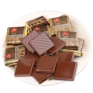 白俄罗斯纯黑巧克力可可脂斯巴达克原装进口烘焙健身休闲零食品