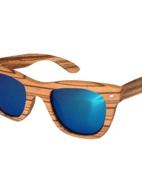 墨镜欧美金属蓝色偏光太阳镜