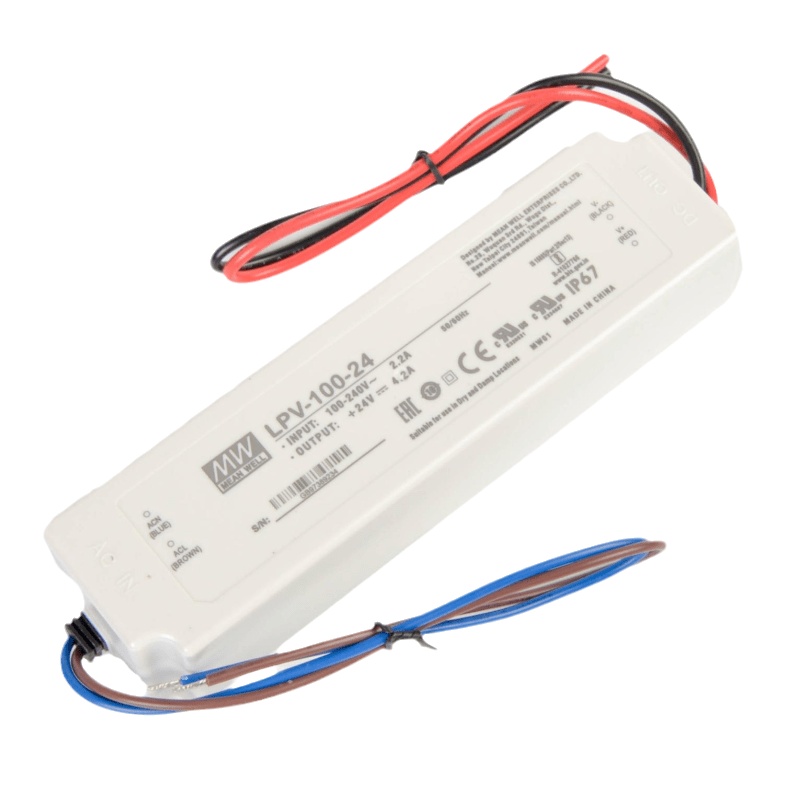 LPV明纬220转12V24V防水开关电源20/35/60/100W监控LED照明LPH-18