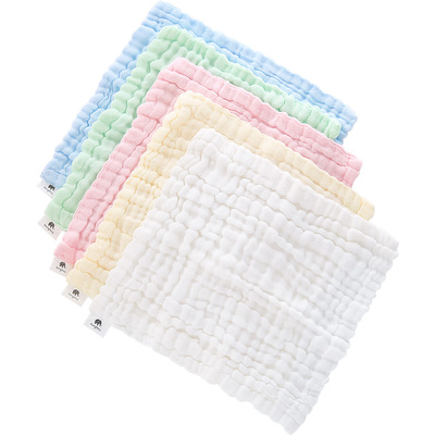 AENGBAY婴儿口水巾纯棉纱布毛巾