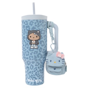 tbh野兽派家居三丽鸥Hello Kitty巨无霸保温杯吸管杯不锈钢保冷杯