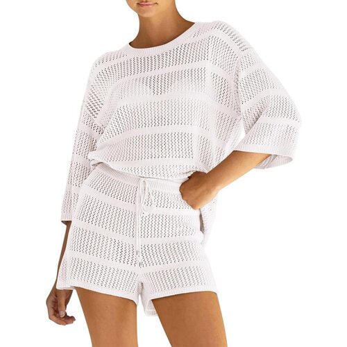 B 39107 Lace Knit Summer Homewear Set 镂空家居服套装 跨境代