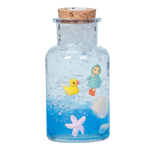 DIY带灯夜光许愿瓶透明玻璃软木塞瓶中瓶 挂件摆件装饰瓶新奇礼物