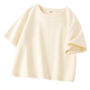 班尼路纯棉短袖T恤女2026新款夏季短款高级感韩系别致上衣女N