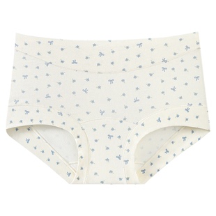 舒适区 A类棉小平角包臀内裤女透气亲肤不闷热10A抑菌纯棉加长裆