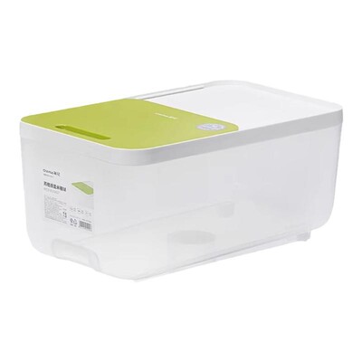 茶花滑盖开合防尘储物米桶