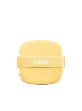 NOVO黄油粉扑粉底液专用棉花糖粉饼干湿两用加厚粉扑收纳盒美妆蛋