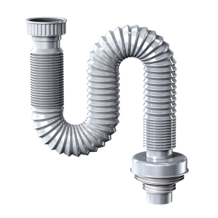 厨房下水管排水管水槽洗碗池通用下水器软套装道洗菜盆下水管配件