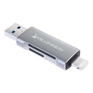 迈和伦9113U2手机OTG读卡器SD/TF多功能USB+Lightning双接口