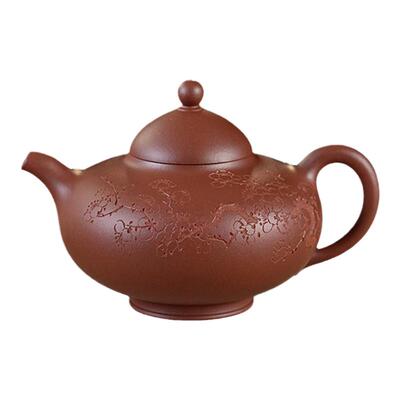 茶壶紫砂刻绘中式复古