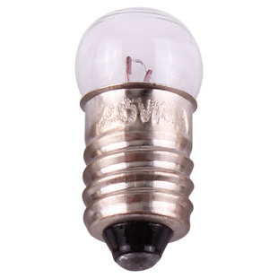 实验螺口小灯泡电珠四年级科学下小灯泡实验科学电路实验器材物理小学生发光点亮灯泡实验材料老式手电筒E10