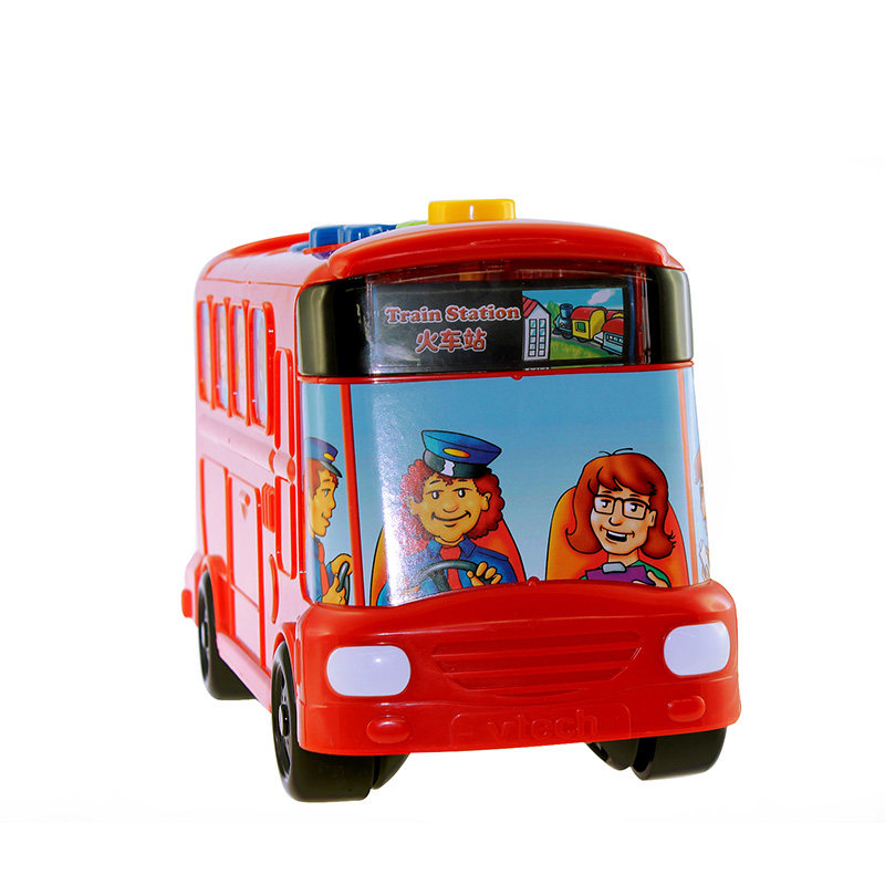 伟易达儿童玩具车学英语早教字母巴士双语早教学习汽车益智玩具