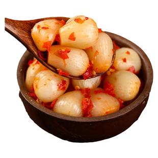 湖南特产剁椒藠头辣茭头下饭菜农家自制开瓶即食腌制荞头泡菜咸菜