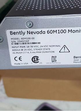 议价Bently Nevada 60M100 Monitor本特利控制器60M100-00 原装现