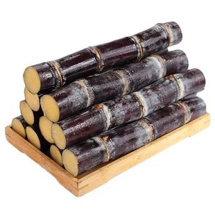 广西黑皮甘蔗脆甜新鲜水果5斤现砍甜杆多汁甘蔗孕妇正宗整箱包邮9