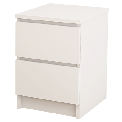 MALM马尔姆两斗抽屉柜现代北欧