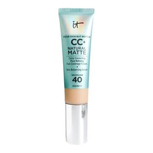 依科美It cosmetics绿管CC霜 无油哑光遮瑕霜防晒粉底液 控油32ml