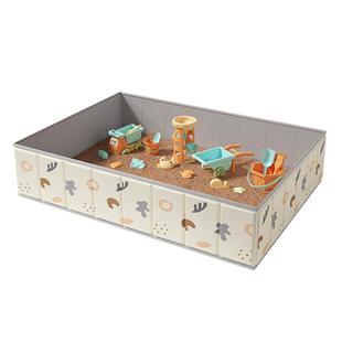 儿童决明子玩具沙池套装宝宝室内家用大颗粒玩沙子挖沙池沙滩沙漏