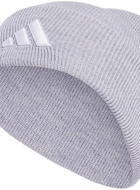 Adidas/阿迪达斯正品NEW LOG BEA CUF男女保暖针织帽JX5746