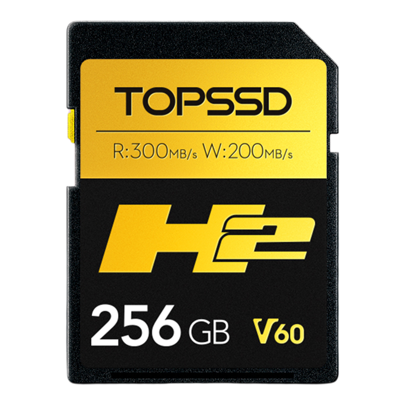 天硕(TOPSSD)高品质SD卡H2专业相机内存UHS-II双芯v60sd高速存储