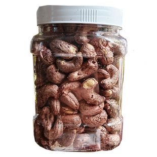 越南八婆腰果410克罐装大颗粒盐焗腰果带皮坚果干果休闲零食新果