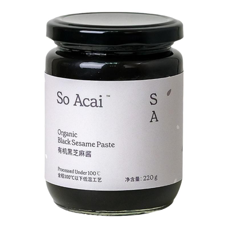 soacai有机黑芝麻酱吐司抹酱