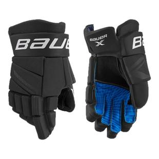 S21鲍尔冰球手套Bauer X 冰球手套 儿童青少年成人初级款真冰手套