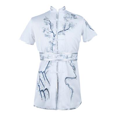大业亨通彩服武术表演服纺丝训练