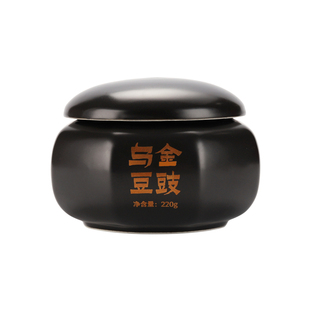 尧记豆豉无外加糖无碘无麸质无添加剂无防腐剂原味颗粒饱满豆豉