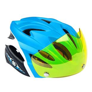 滑启灵动儿童骑行头盔护目镜轮滑速滑自行车头盔专业骑行防护护具