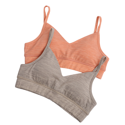 美利奴羊毛运动文胸瑜伽速干内衣