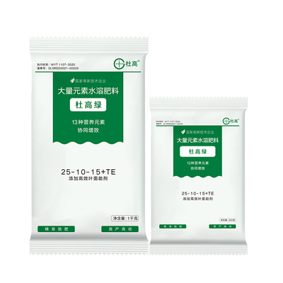 杜高13元素叶面肥绿叶型高氮钾肥