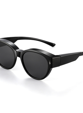 猫眼套镜可套近视超轻墨镜TR90