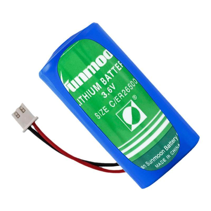 瀚兴日月ER26500 3.6V 燃气表流量计物联网2号C型 仪表水表锂电池