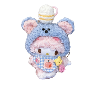 新款卡通正版小羊Piano毛绒个性包包挂饰小挂件可爱玩偶钥匙扣