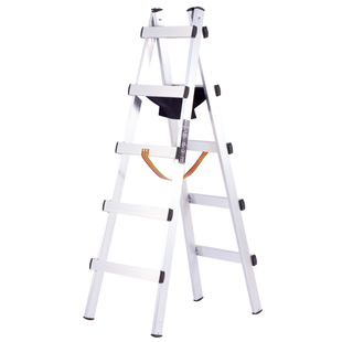 步步稳加厚铝合金人字梯可行走梯子家用折叠伸缩楼梯木工工程铝梯