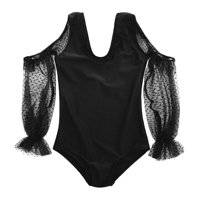 新款儿童女孩泳衣女童连体泳装