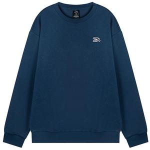 安踏卫衣男款套头衫2025春季新款官方旗舰青少年长袖圆领宽松上衣