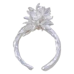 【手捧花 一寸十里】纯银戒指小众高级新中式轻奢原创中秋节礼物