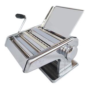 山东龙口手动复兴牌家用压面机面条机手摇免拆刀带托板不锈钢小型