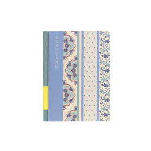 敦煌研究院 敦煌织梦纹样笔记本 博物馆文创本子记事本手账本学生便携式本子办公室笔记本中国风本子个性创意