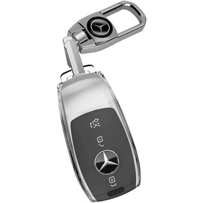 适用于奔驰系列车钥匙套全透明