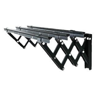 高层阳台窗外伸缩晾衣架户外推拉折叠晾晒架外墙晒被架家用晾衣杆