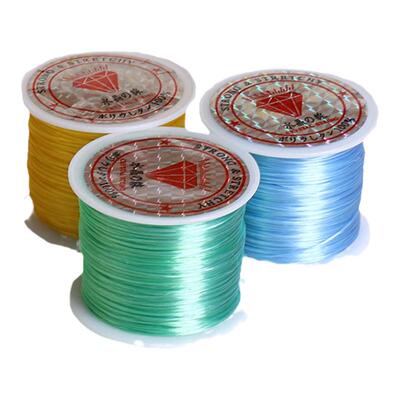 手串弹力绳穿珠子的扁丝皮筋松紧线文玩水晶手链专用串珠绳线批发