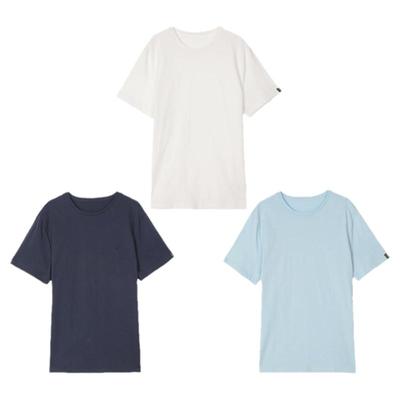 【3件装】安莉芳旗下IVU男士纯棉短袖T恤宽松圆领家居上衣UD30143