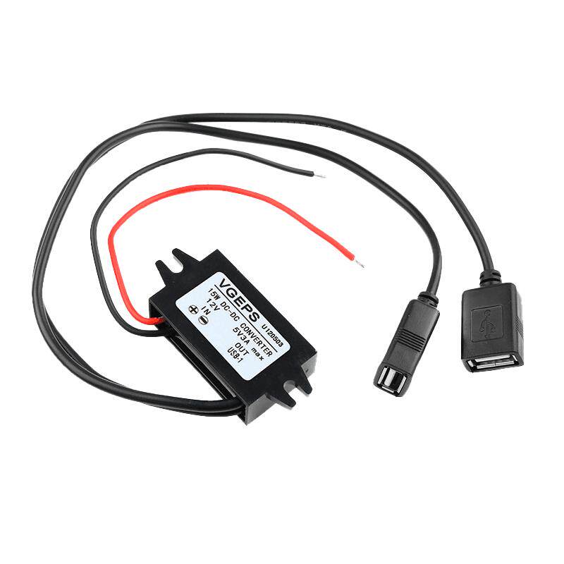 12V转5V3A转换器USB接口快充