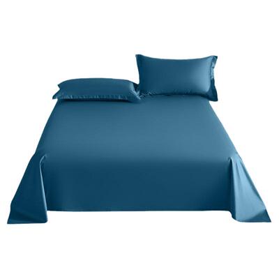 纯色全棉床单定制不起球不褪色