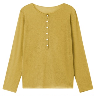 swx studio 慵懒基调 羊毛混纺微透感简约宽松针织衫3221