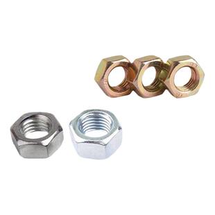 六角螺母4.8级原GB6170镀白锌8.8级镀彩锌镀蓝白锌螺母4M24螺丝帽